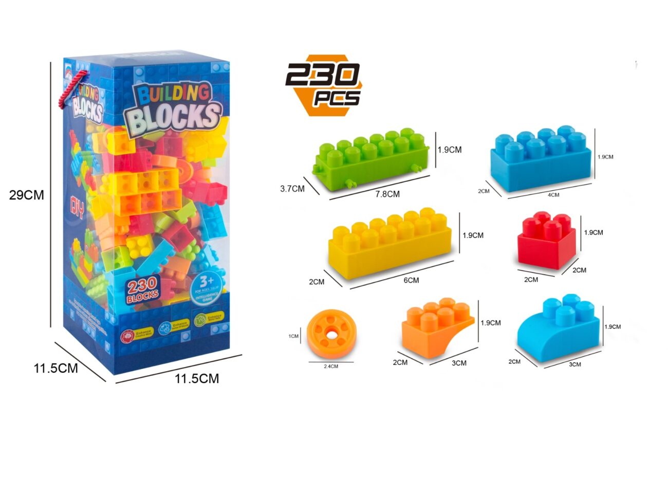 230 blocs de construction