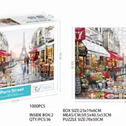 1000 pieces puzzle les rues de
