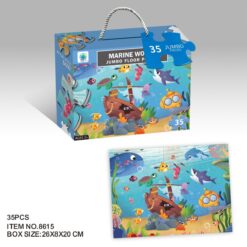 35 pieces puzzle monde sous marins