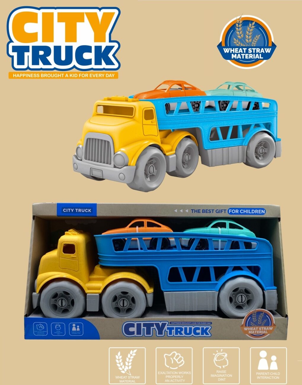 18 briques camion porte voiture