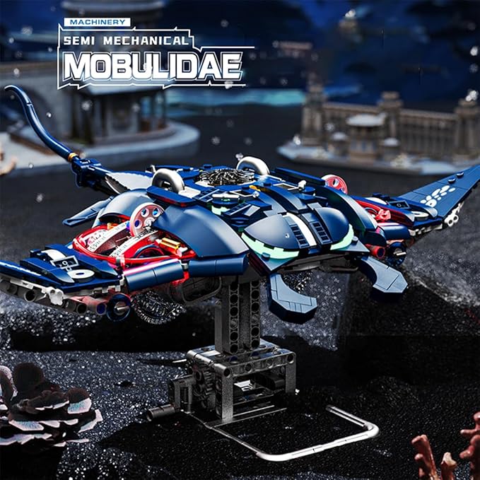 raie manta a construire blocs