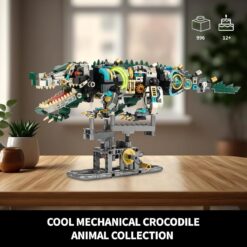 crocodile a construire blocs