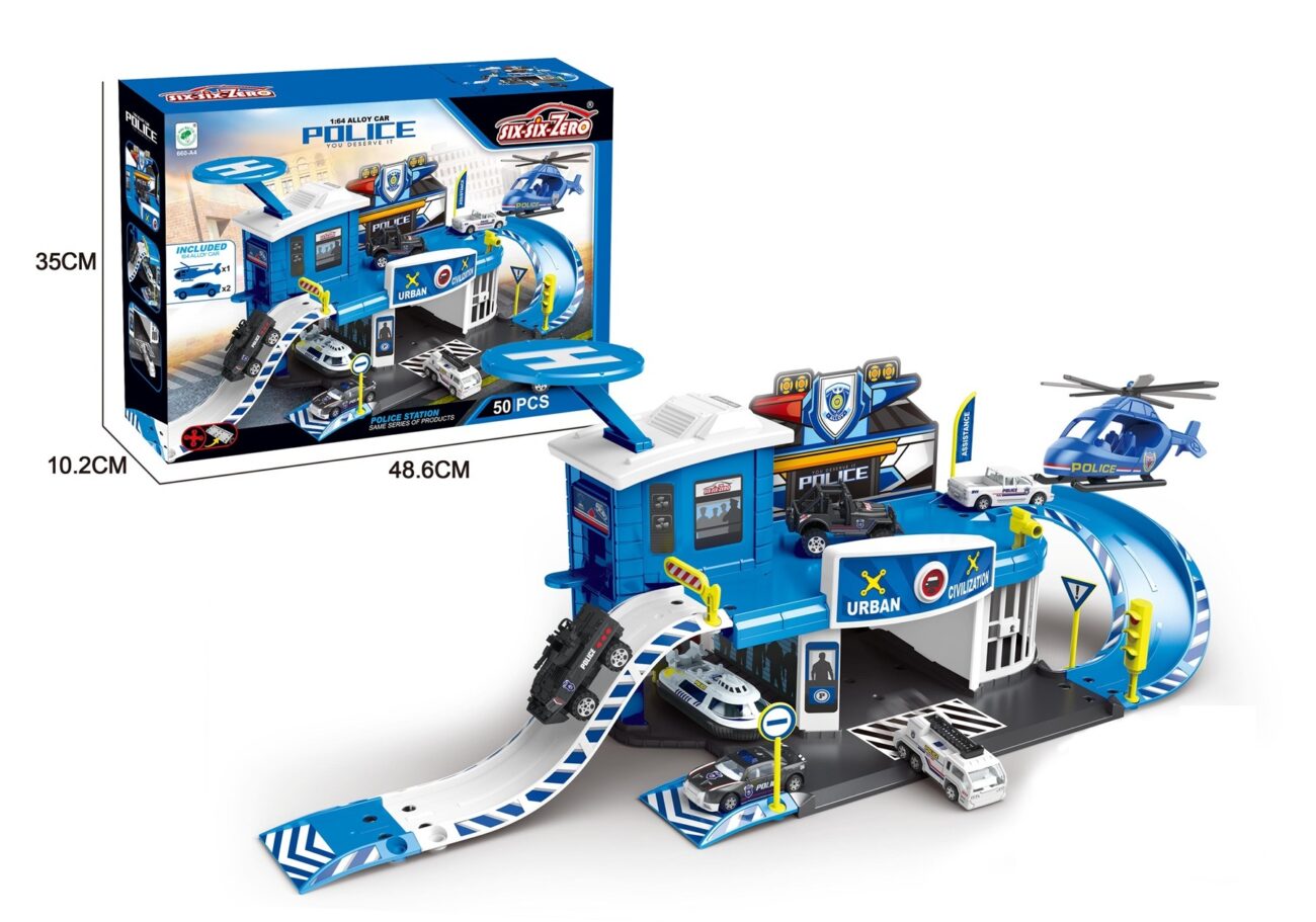 garage caserne de police avec