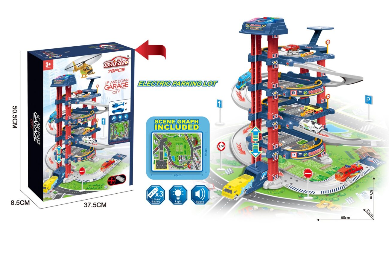 garage sons et lumieres et accessoires