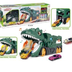 camion dino avec 2 voitures