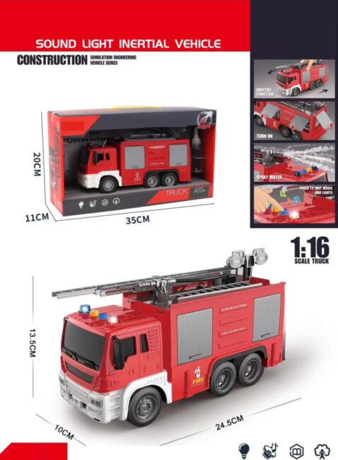 CAMION DE POMPIER FRICTION SON