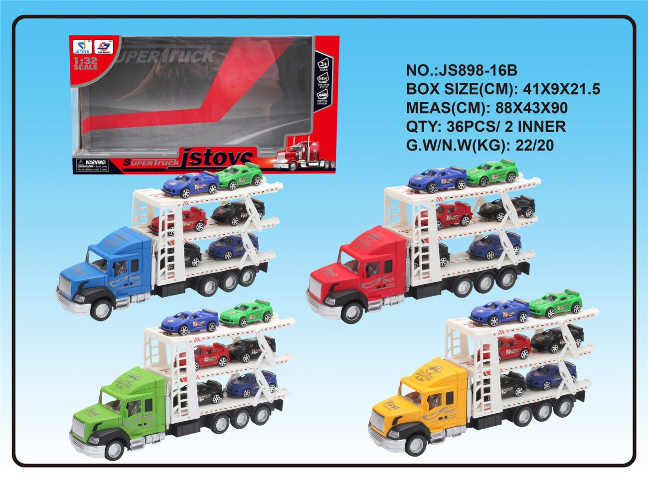 CAMION FRICTION PORTE VOITURES