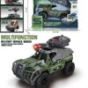 VOITURE MILITAIRE BRIQUES 1/16