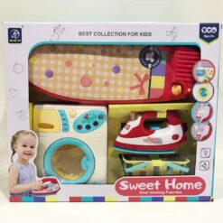 coffret menage et machine a la