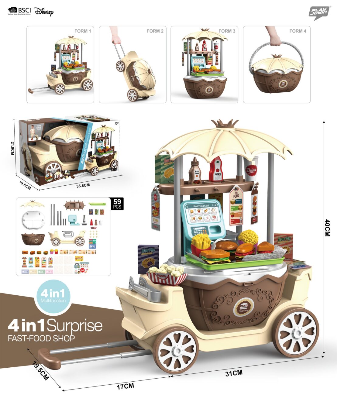 voiture hamburger princesse