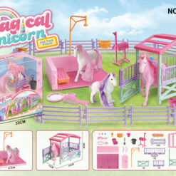 ma licorne a la ferme