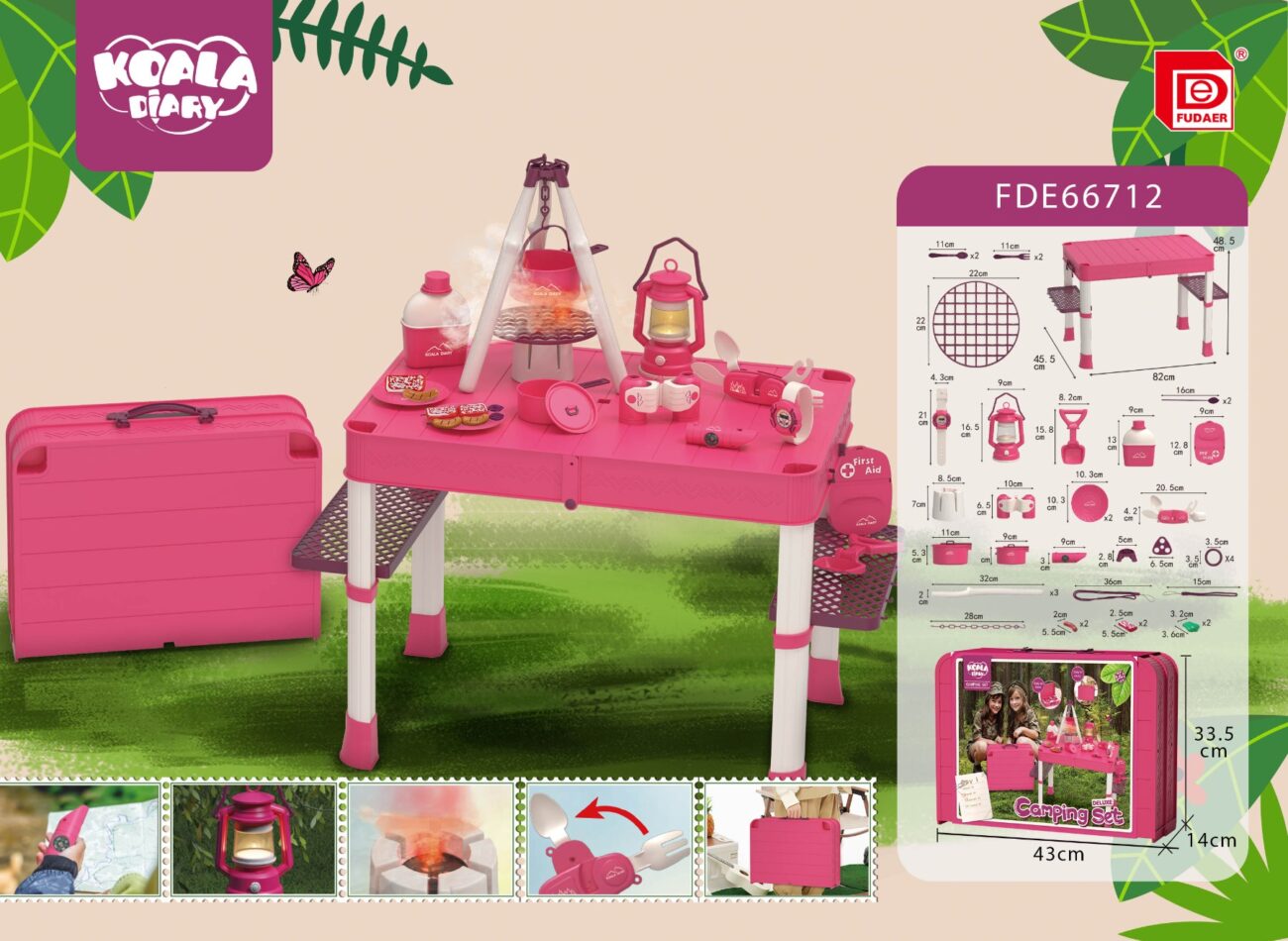 ma table de camping ROSE pliab