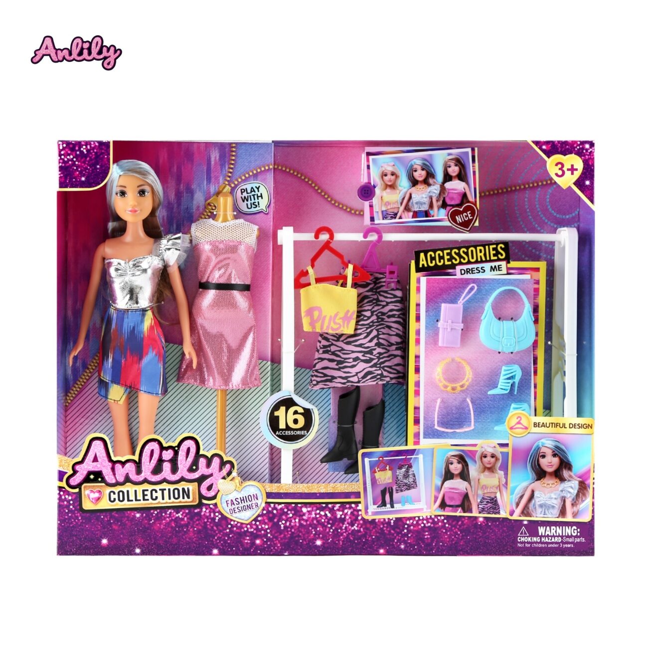 poupee avec son dressing