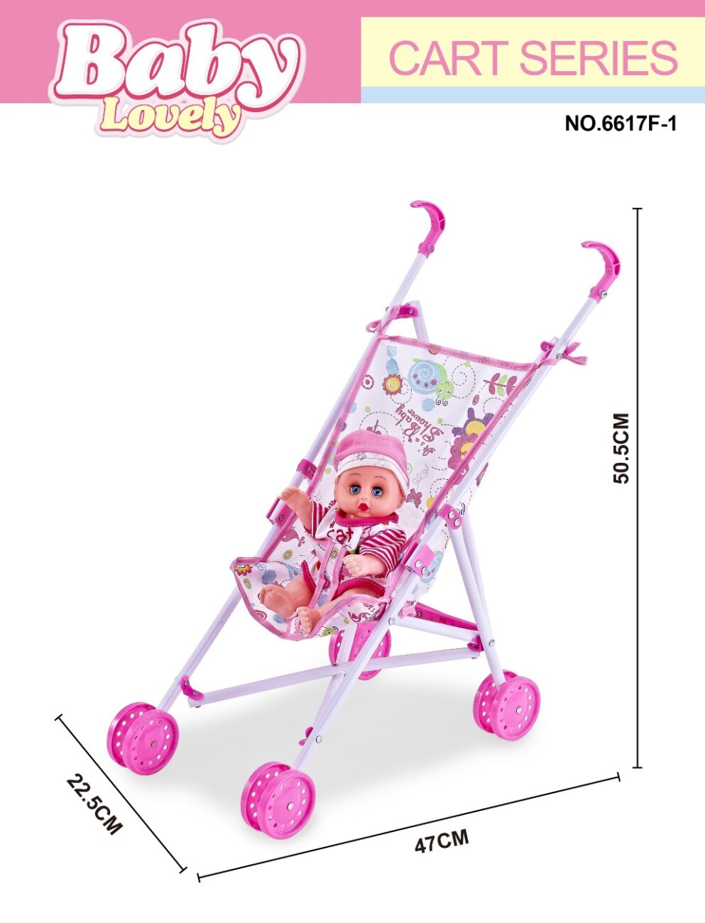 petite poussette avec bebe