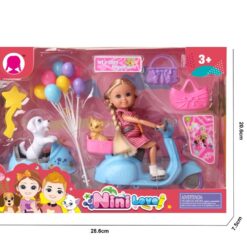POUPEE SCOOTER ET ACCESSOIRES