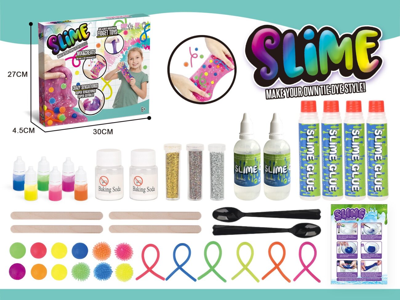 COFFRET SLIME AVEC ACCESSOIRES