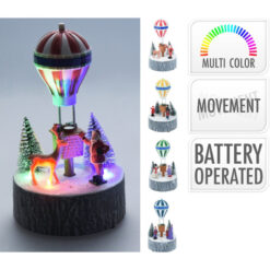 DECOR DE NOEL LED 17CM 4ASS