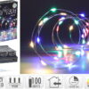 FIL ARGENT 100LED MULTI-COLOU