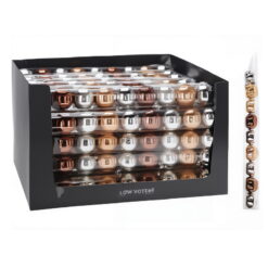 SET BOULES NO?L 9X60MM AMBRE