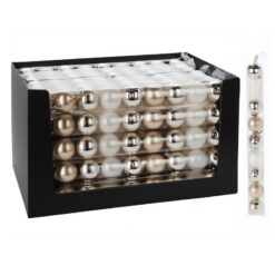 SET DE BOULES DE NO?L 9X60MM L