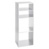 ETAGERE 2+2 CASES BLAN MIX