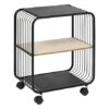 ETAGERE MTL/BOIS 2 NIVEAUX