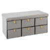 POUF PLI DBLE 6 TIR SUEDE GR