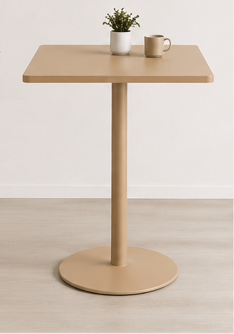 TABLE METAL BEIGE