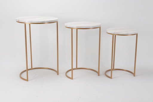 SET 3 TABLES GIGOGNES RONDES