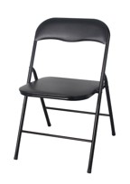 CHAISE FOLDY NOIR