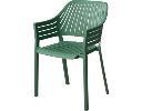 CHAISE EMPILABLE EN PP VERT