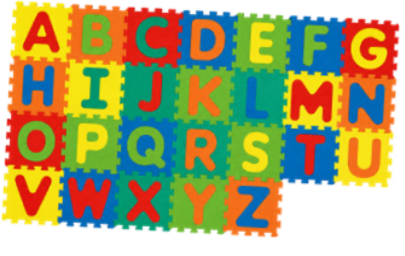 DALLES MOUSSE X26 ALPHABET