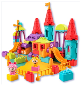 BLOCS CHATEAU TIGRE 67 PCS
