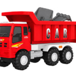 CAMION BENNE ROUGE FRICTION