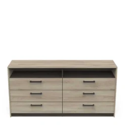 COMMODE 3+3 TIR+NICHES "WATSON