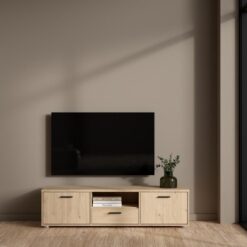 MEUBLE TV 2 PORTES + 1 TIROIR