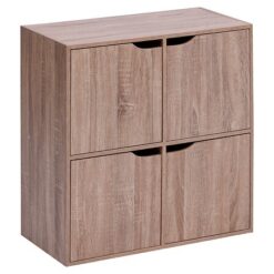 ETAGERE 4CASES NAT MIX N DOOR