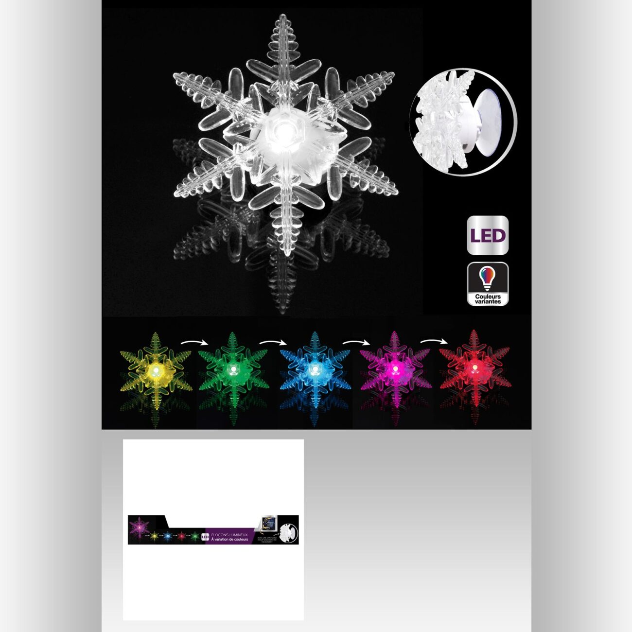 FLOCON VENTOUSE 1 LED 63640