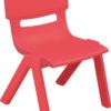 CHAISE MOULEE ROUGE ADULTE