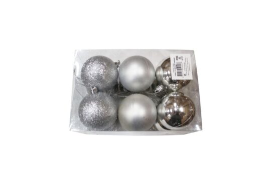 TUBOT 12 BOULES ARGENT ?6CM