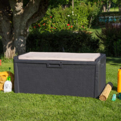 COFFRE 560 L  SANTORINI ANTHRACITE