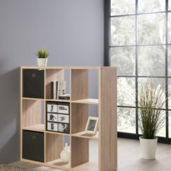 etagere 9 cube chene