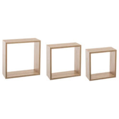 ETAGERE MUR CUBE CHENE NAT LX3