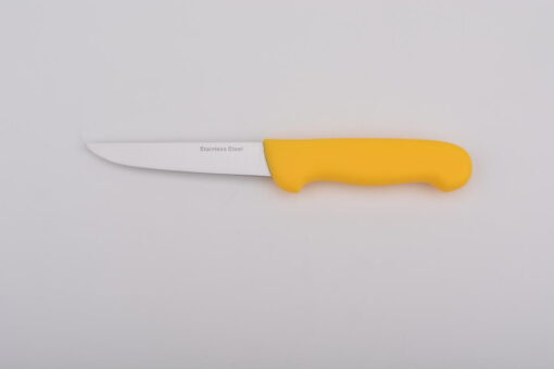 COUTEAU MANCHE JAUNE 13 cm