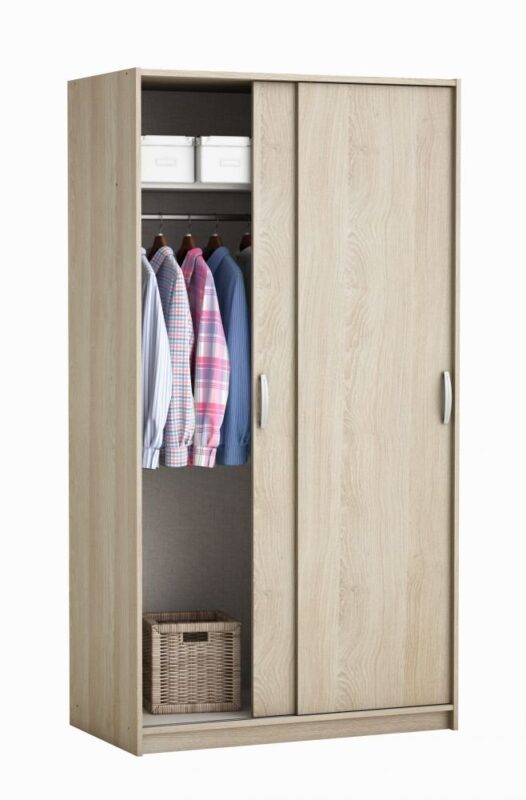 ARMOIRE 2 PORTES COULISSANTES TAHITI PAS CHER