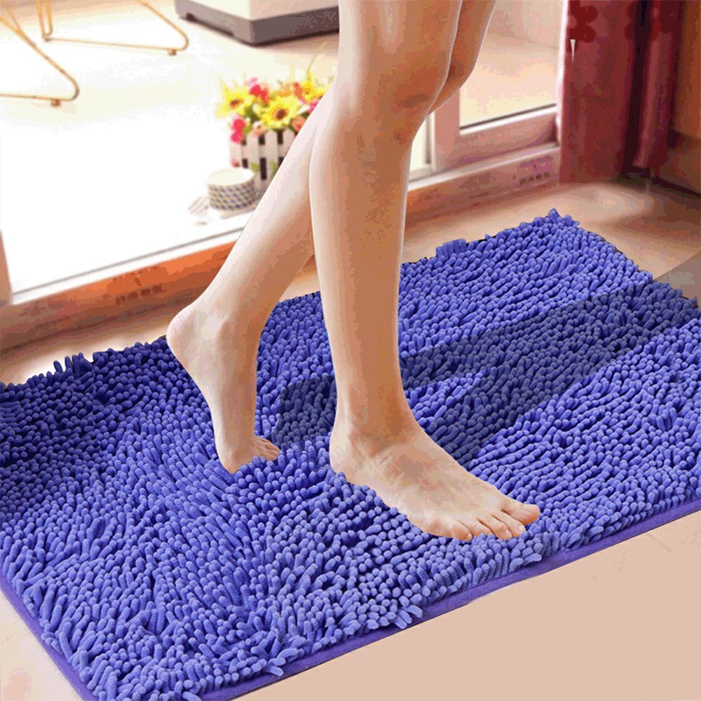 TAPIS SALLE DE BAIN EPONGE 50 X 80 cm - Coloris au choix