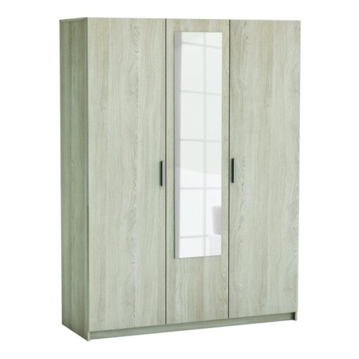 ARMOIRE 3 PORTES + 1 MIROIR