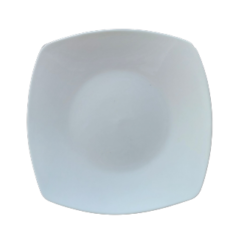 ASSIETTE PLATE CARR?E 27CM POR