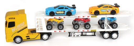 CAMION FRICTION AVEC 5 VEHICULES