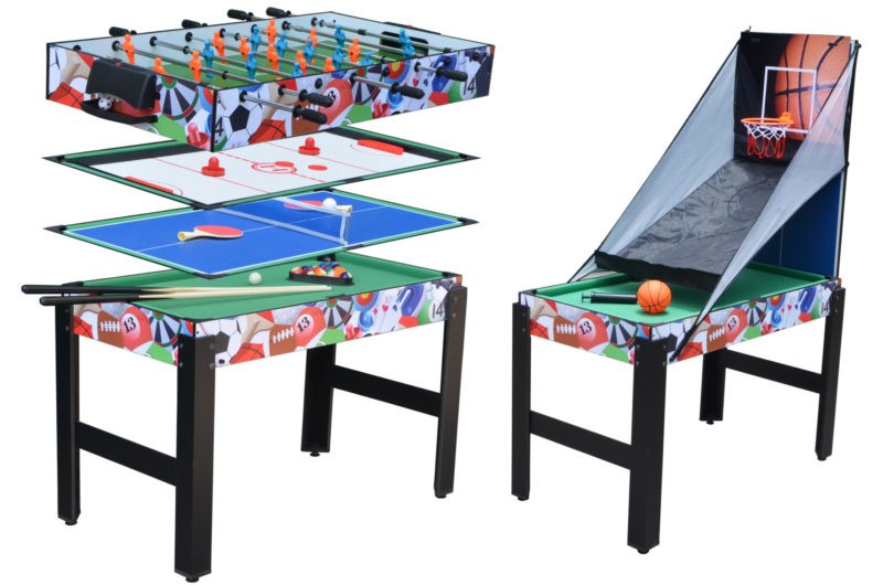 Table De Jeux 5 En 1 Tahiti Pas Cher